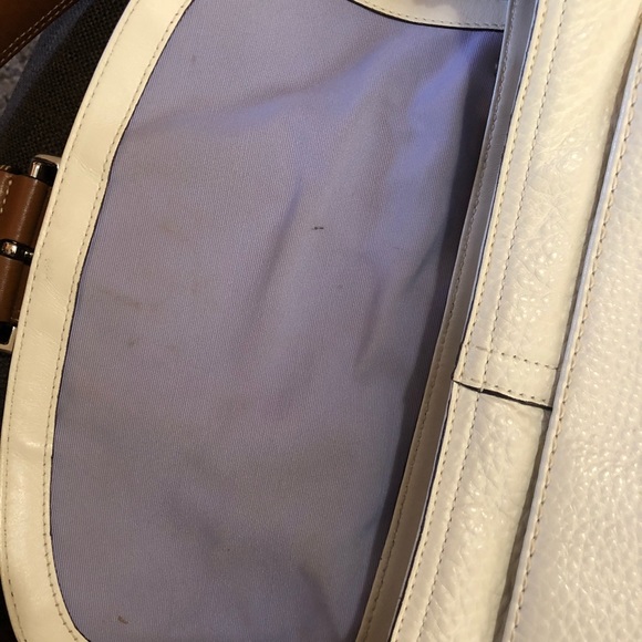 Coach Handbag Shoulder Purse Pebbled Leather - Picture 7 of 8